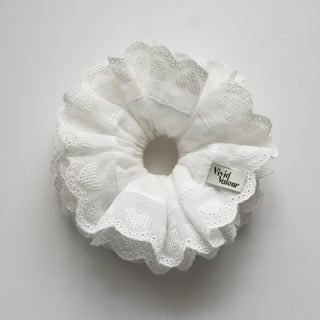 Milly is one of the fluffiest models of our Bunchy SS23 collection. It is the bushiest and the most distinctive oversized bun scrunchie you’ll ever wear!! Each item is handcrafted mostly from dead stock textiles and fabric scraps sourced & designed in Europe by our creative team.